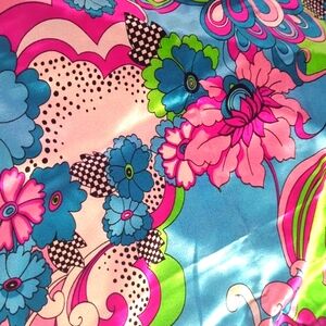 Vintage 1970s Floral fabric 3yds